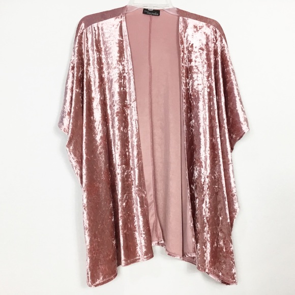 Jackets & Blazers - Fleurette Crushed Velvet Layering Jacket